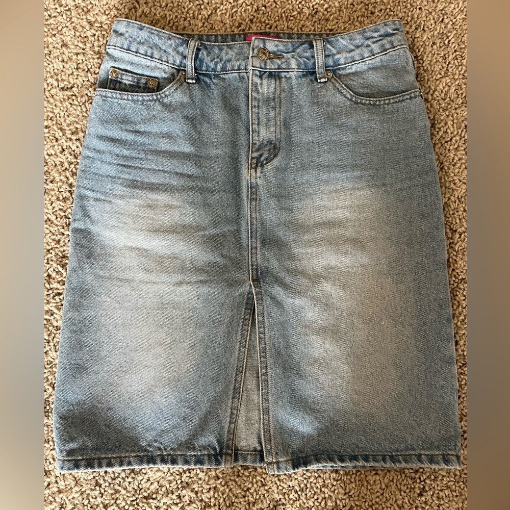 Women’s Blue Denim Skirt